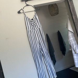 Summer striped jumpsuit
